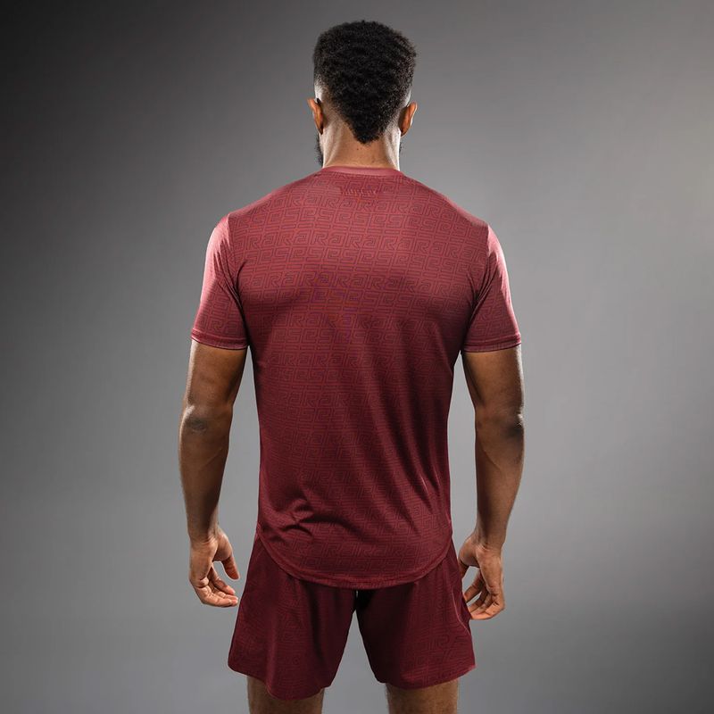 Camicia da allenamento Venum X Ares 2.0 Dry Tech bordeaux da uomo 3