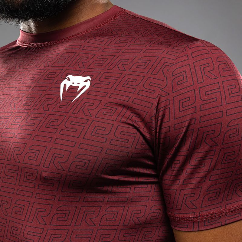 Camicia da allenamento Venum X Ares 2.0 Dry Tech bordeaux da uomo 7
