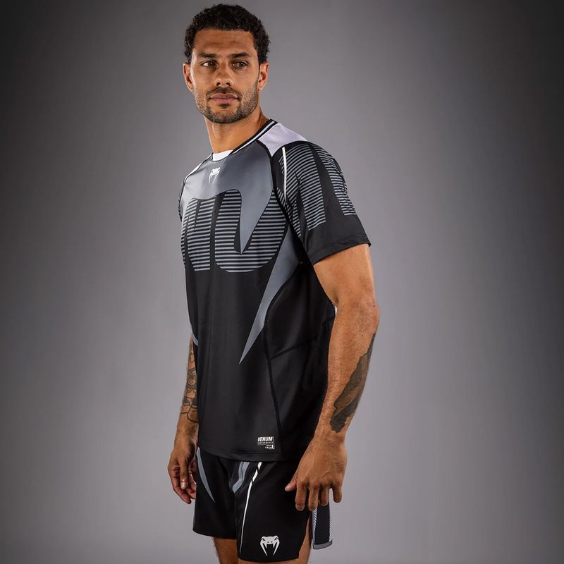 T-shirt uomo Venum Adrenaline Dry-tech black/silver grey 4