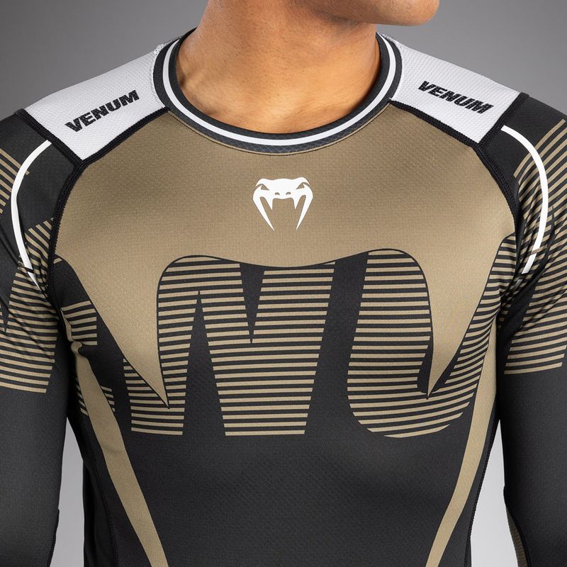 Rashguard a maniche lunghe da uomo Venum Adrenaline Rashguard black/sand 5