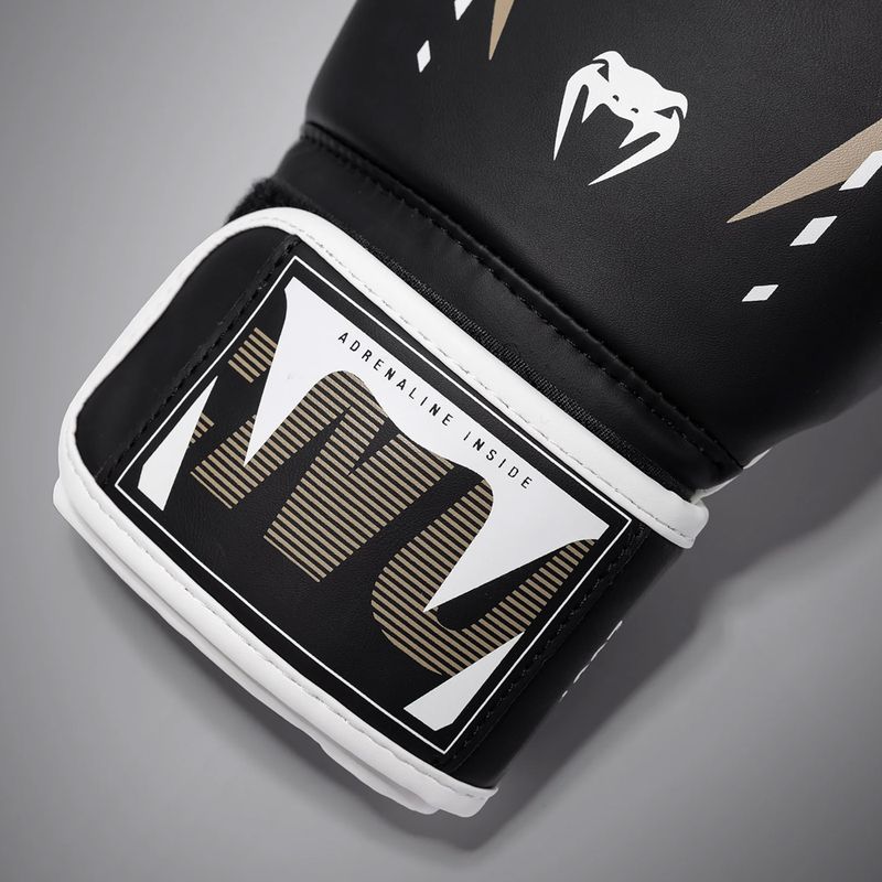 Guantoni da boxe Venum Adrenaline Boxing black/sand 4