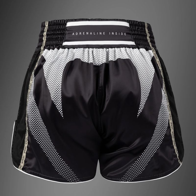 Pantaloncini da allenamento uomo Venum Adrenaline Muay Thai black/sand 3