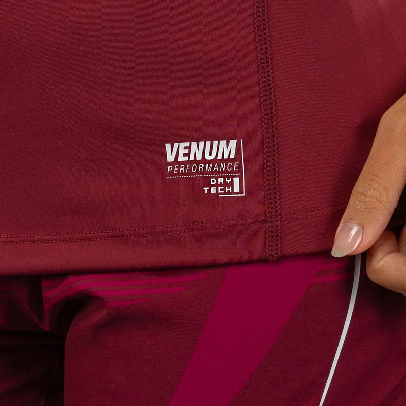 T-shirt donna Venum Adrenaline Dry-Tech burgundy/pink 5