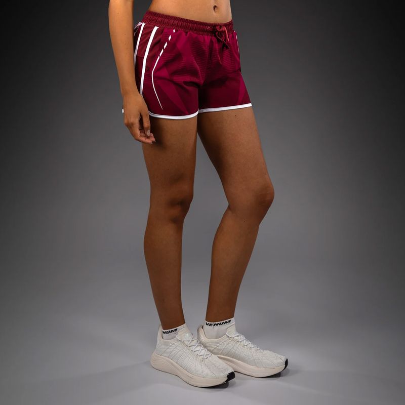 Pantaloncini da allenamento donna Venum Adrenaline Training burgundy/pink 3