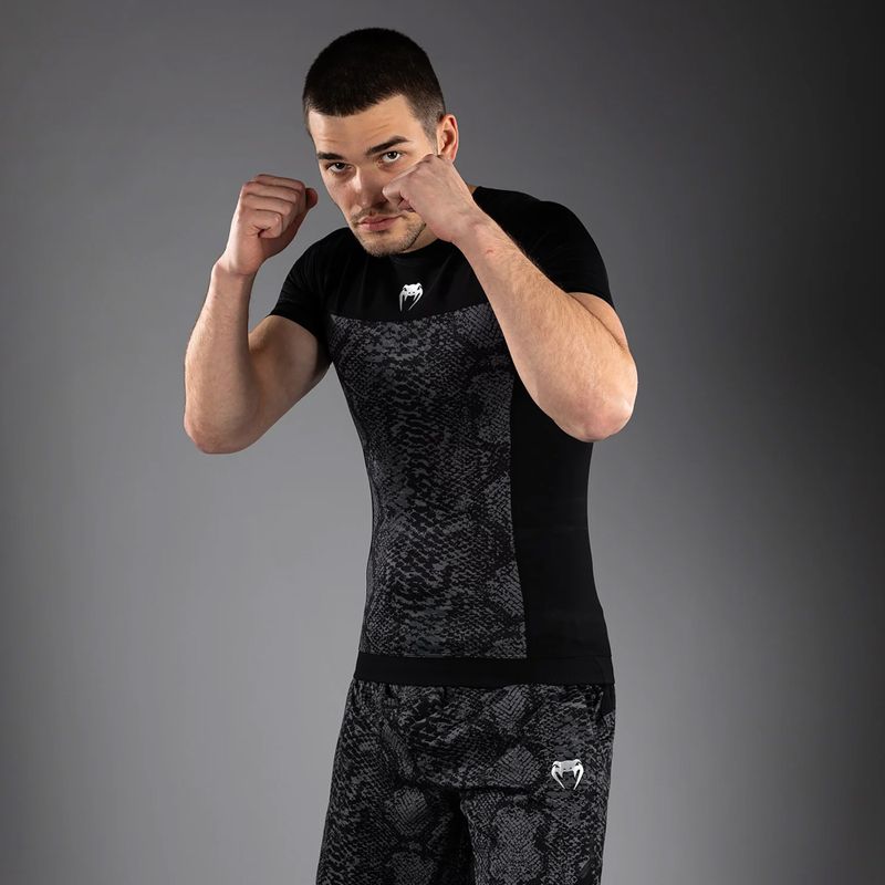 Rashguard uomo Venum G-Fit Scales Rashguard black/charcoal grey 4
