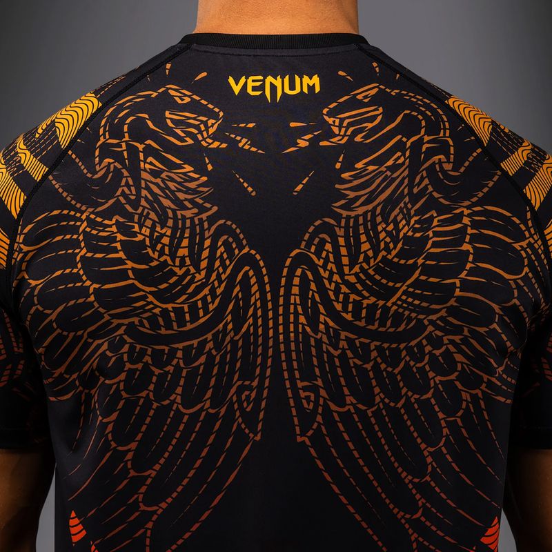 T-shirt uomo Venum Quetzal Fury Dry-Tech black/fury red/tangerine 6