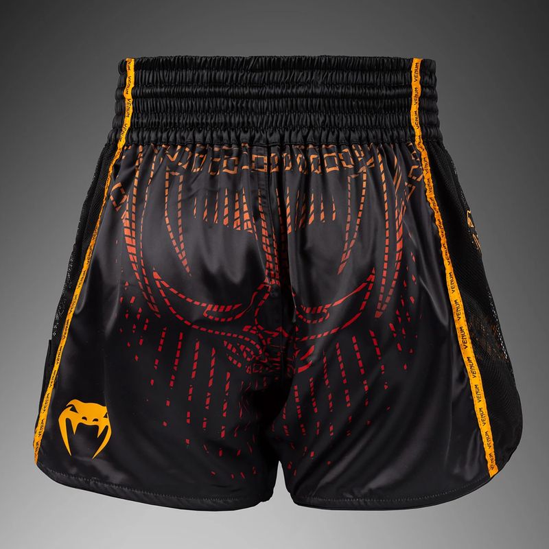 Pantaloncini da allenamento uomo Venum Quetzal Fury Muay Thai black/fury red/tangerine 2
