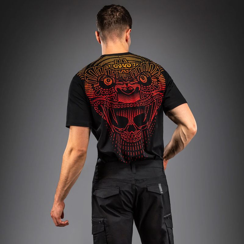 T-shirt uomo Venum Quetzal Fury black/fury red/tangerine 2