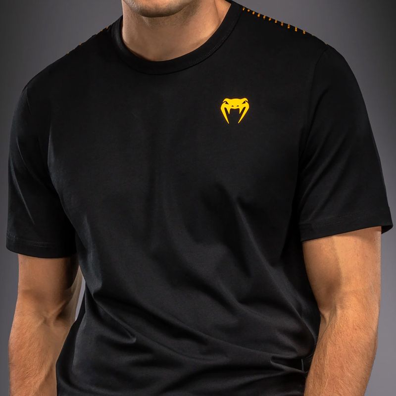 T-shirt uomo Venum Quetzal Fury black/fury red/tangerine 3