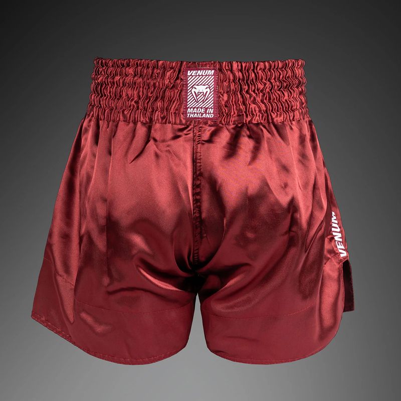 Pantaloncini da allenamento uomo Venum Classic Evo Muay Thai burgundy 2