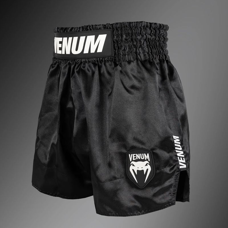 Pantaloncini da allenamento uomo Venum Classic Evo Muay Thai black/white 3