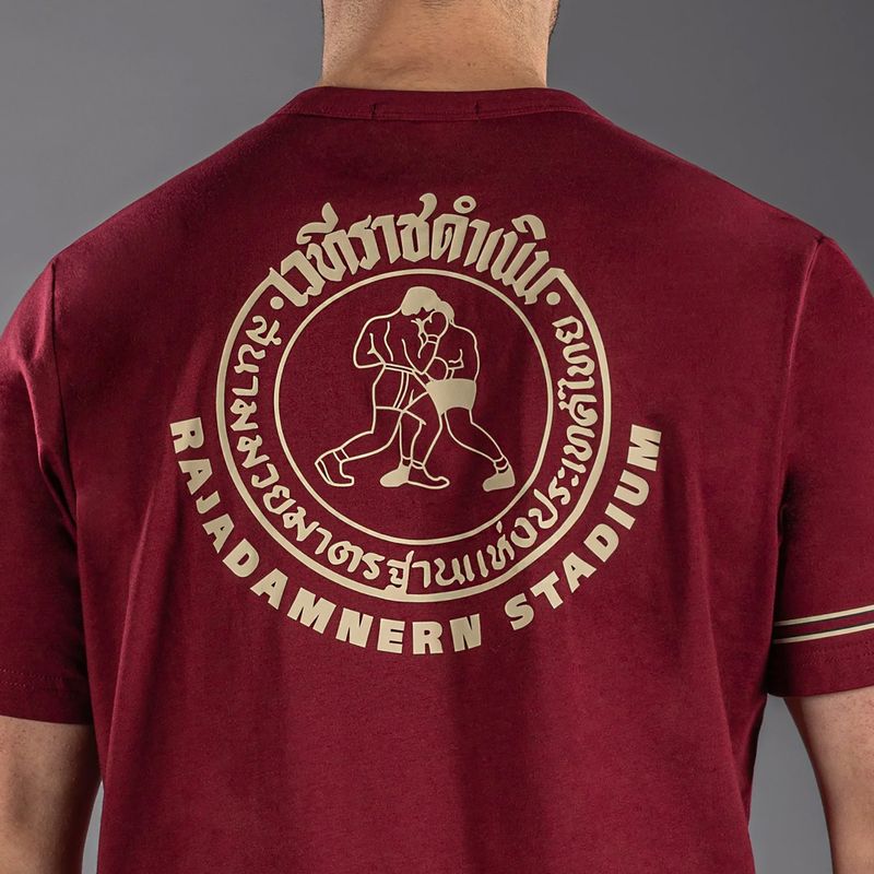 T-shirt uomo Venum x Rajadamnern burgundy 6