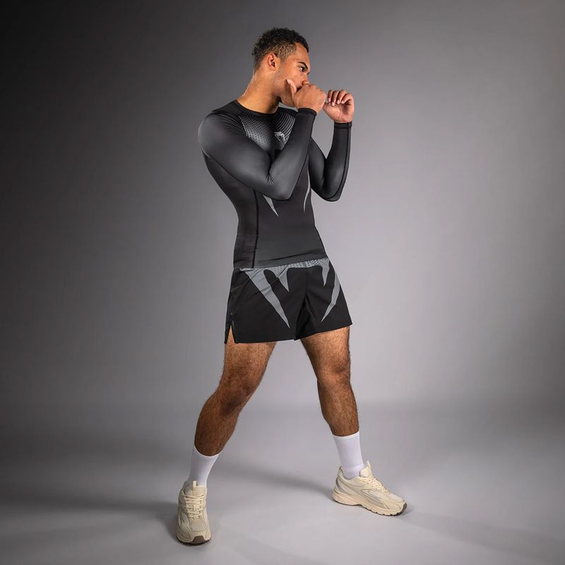 Rashguard a maniche lunghe da uomo Venum No Gi Rashguards black/silver grey 2