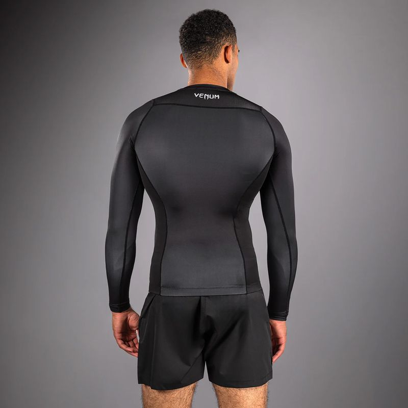 Rashguard a maniche lunghe da uomo Venum No Gi Rashguards black/silver grey 3