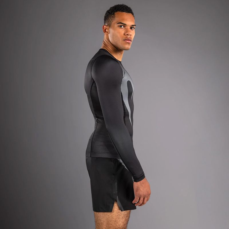 Rashguard a maniche lunghe da uomo Venum No Gi Rashguards black/silver grey 5