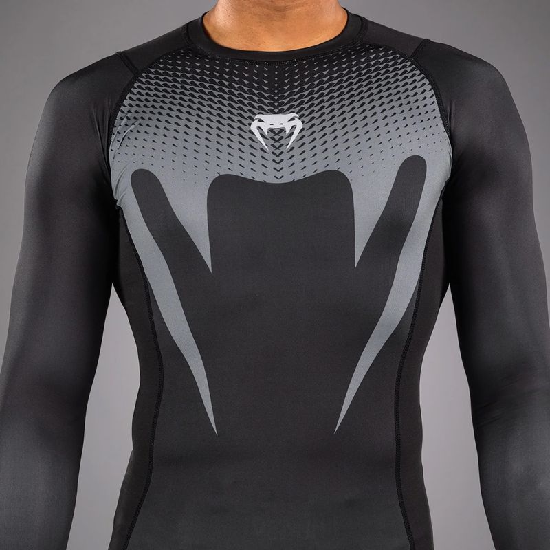 Rashguard a maniche lunghe da uomo Venum No Gi Rashguards black/silver grey 6