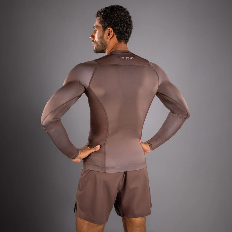 Rashguard a maniche lunghe da uomo Venum No Gi Rashguards chocolate brown 2