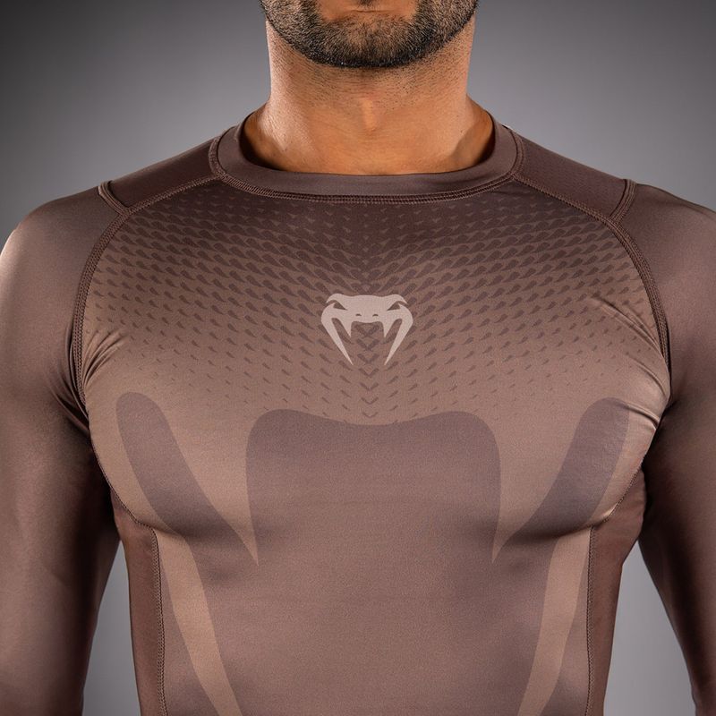 Rashguard a maniche lunghe da uomo Venum No Gi Rashguards chocolate brown 4