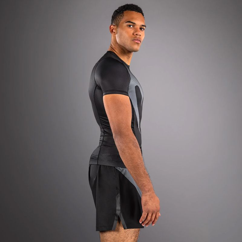Rashguard uomo Venum No Gi Rashguards black/silver grey 4