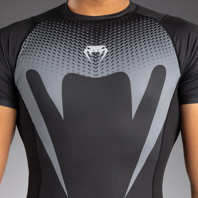 Rashguard uomo Venum No Gi Rashguards black/silver grey 6