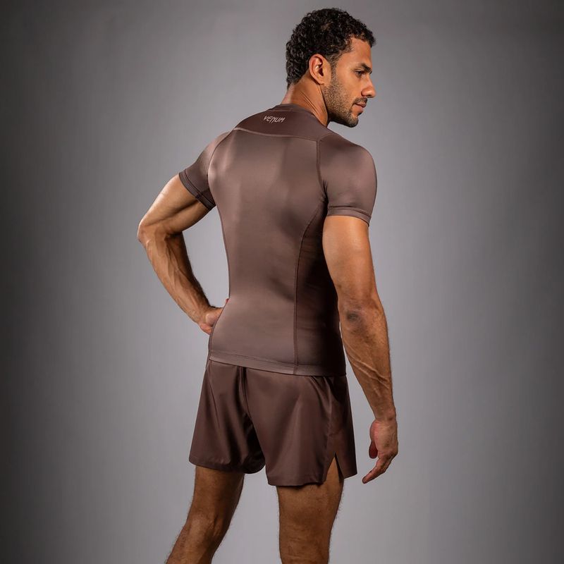 Rashguard uomo Venum No Gi chocolate brown 2