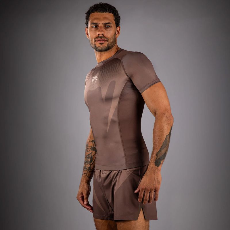 Rashguard uomo Venum No Gi chocolate brown 4