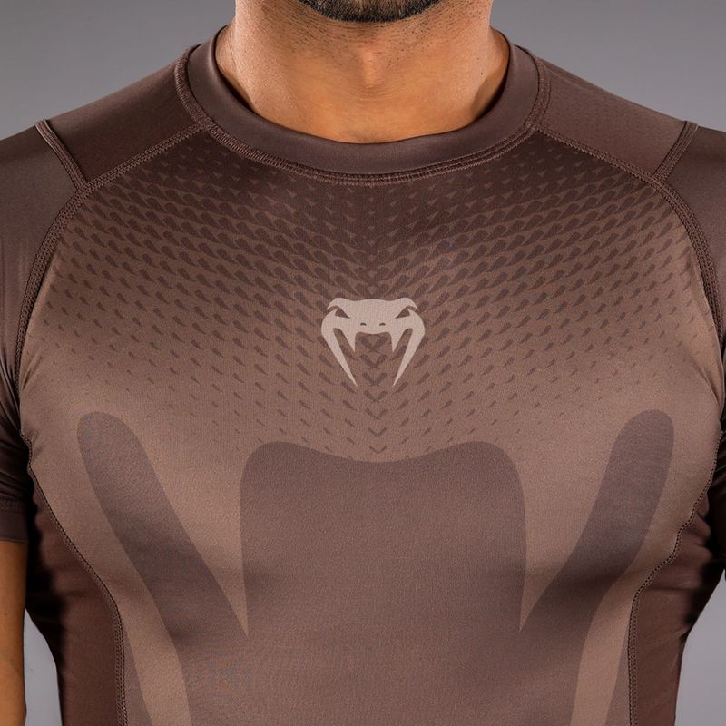 Rashguard uomo Venum No Gi chocolate brown 5