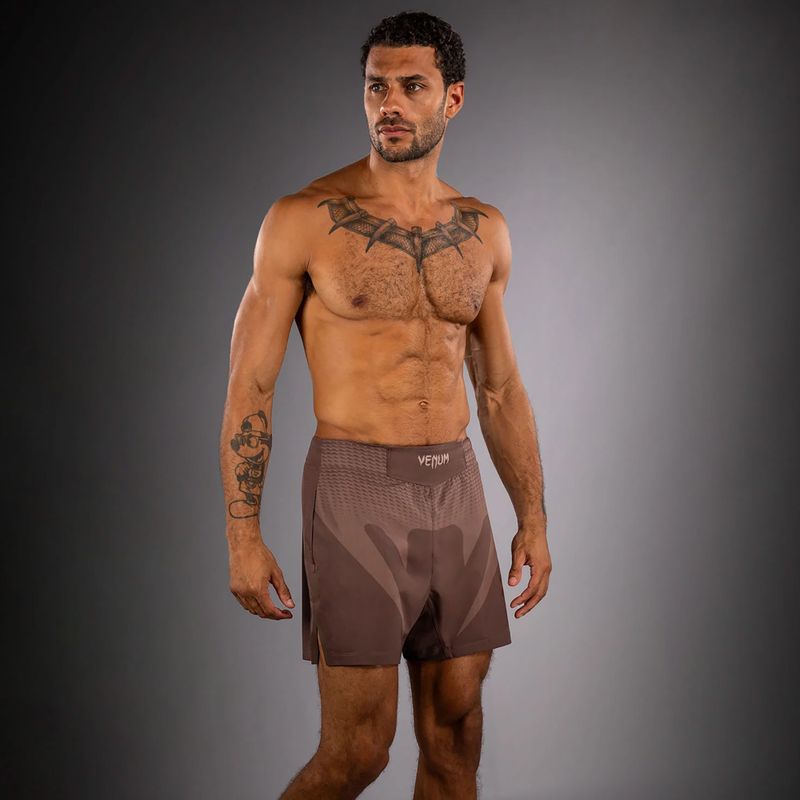 Shorts da allenamento uomo Venum No Gi chocolate brown 4