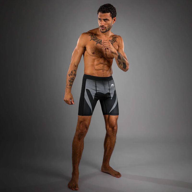 Pantaloncini da allenamento uomo Venum No Gi Vale Tudo black/silver grey 2