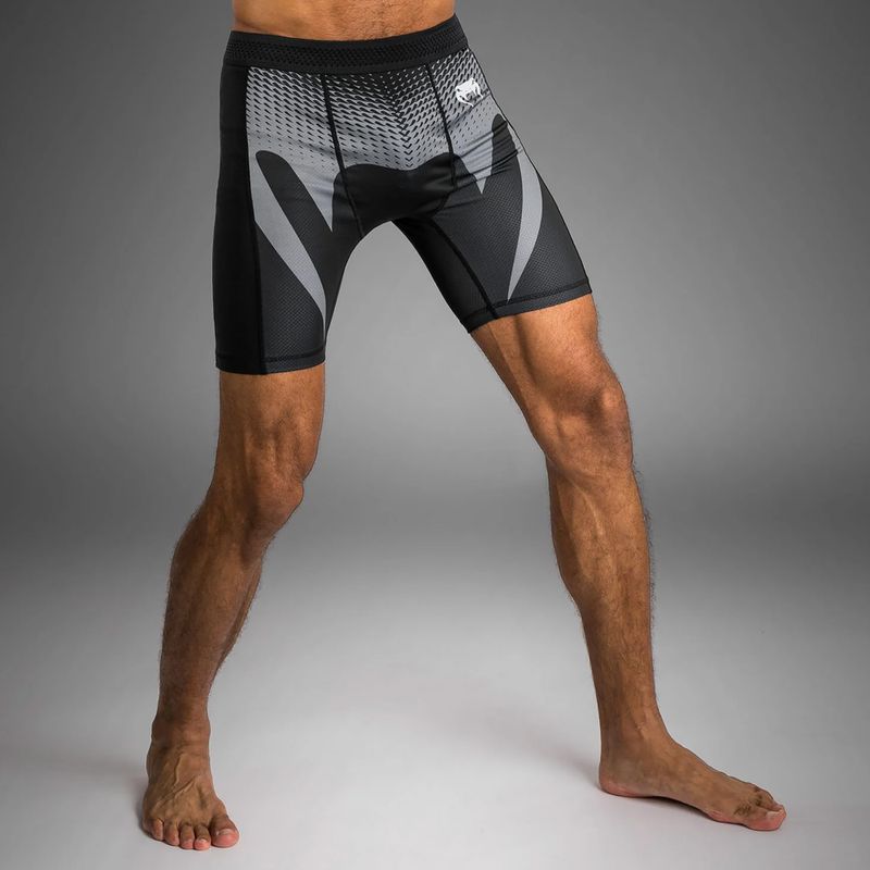 Pantaloncini da allenamento uomo Venum No Gi Vale Tudo black/silver grey 5