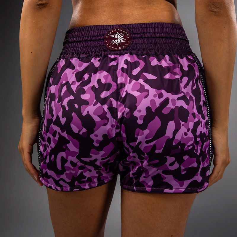 Pantaloncini da allenamento donna Venum Iris Muay Thai plum/pink 5