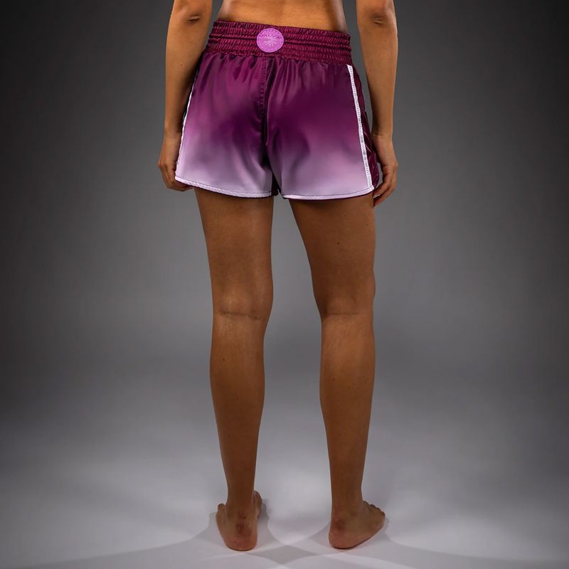 Pantaloncini da allenamento donna Venum Iris Muay Thai plum/white 3