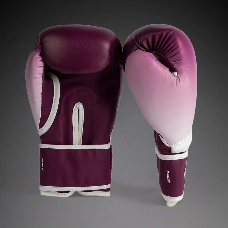 Guantoni da boxe donna Venum Iris Boxing plum/white 2