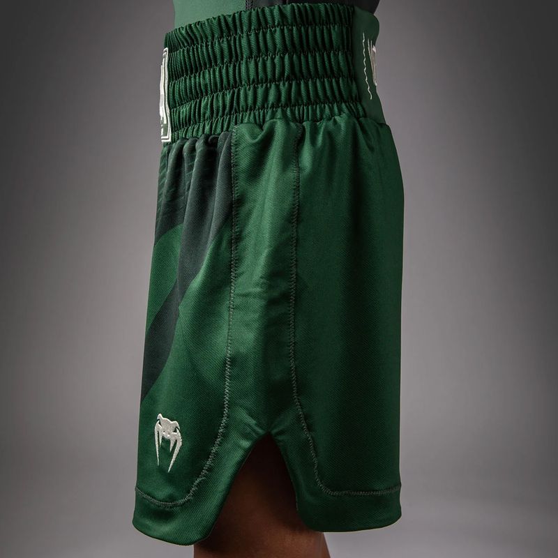 Pantaloncini da allenamento per bambini Venum Attack Kids Boxing forest green/off white 5