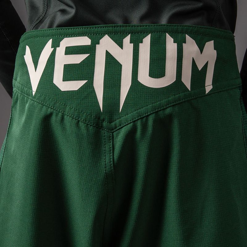 Pantaloncini da allenamento per bambini Venum Attack Kids Fightshorts forest green/off white 7