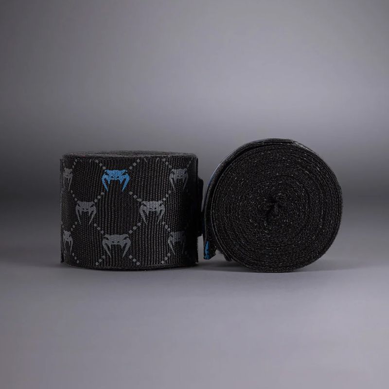 Bende da boxe Venum Monogram Hand Wraps Advanced 250 cm black 2