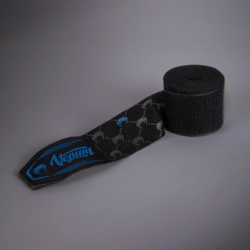 Bende da boxe Venum Monogram Hand Wraps Advanced 250 cm black 3