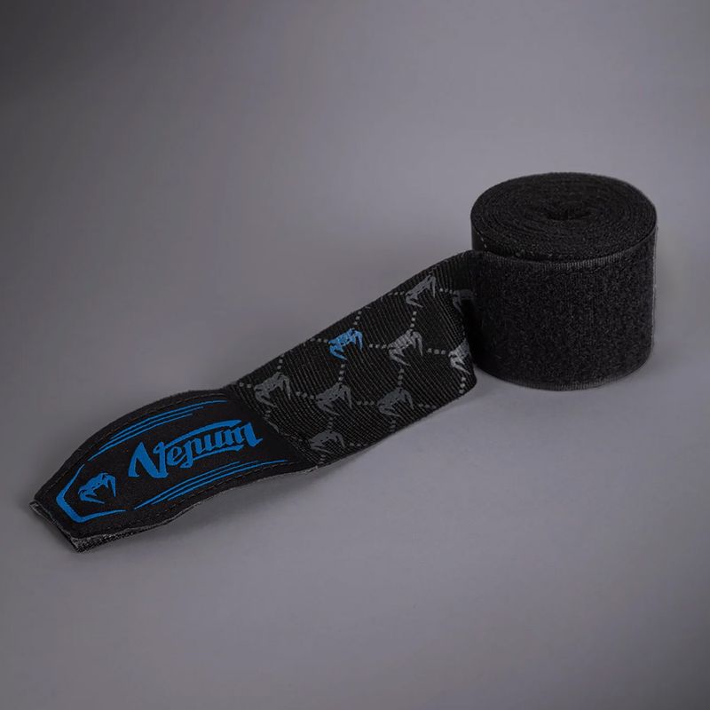 Bende da boxe Venum Monogram Hand Wraps Advanced 400 cm black 3