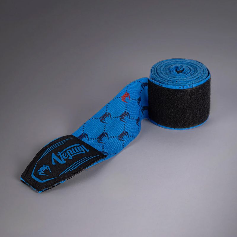 Fasce per le mani da boxe Venum Monogram Hand Wraps Advanced 250 cm blue 3