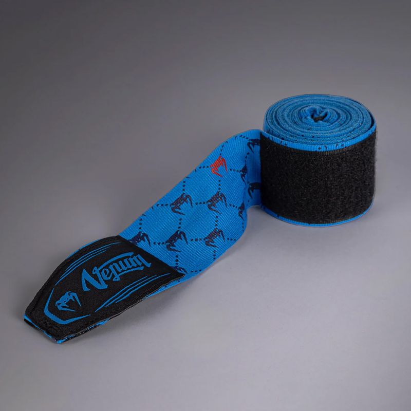 Fasce da boxe Venum Monogram Hand Wraps Advanced 400 cm blue 3