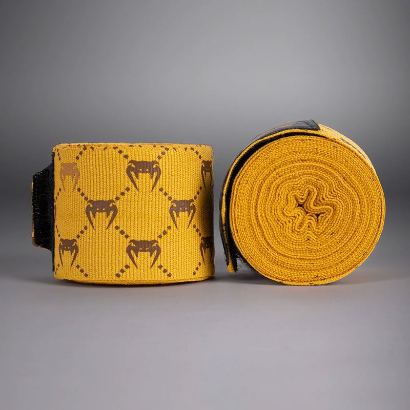 Bende da boxe Venum Monogram Hand Wraps Advanced 400 cm brown 2