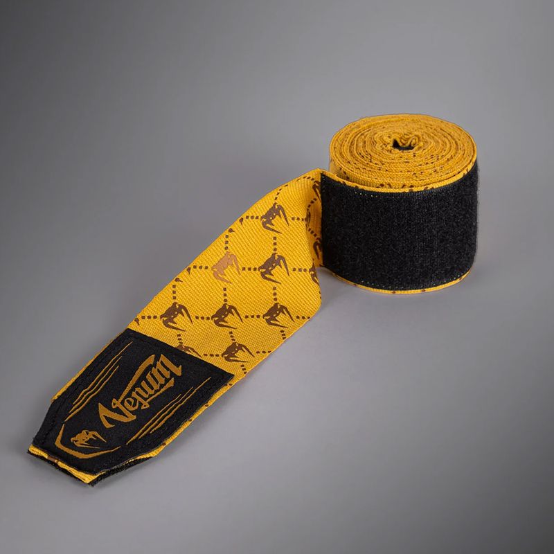 Bende da boxe Venum Monogram Hand Wraps Advanced 400 cm brown 3