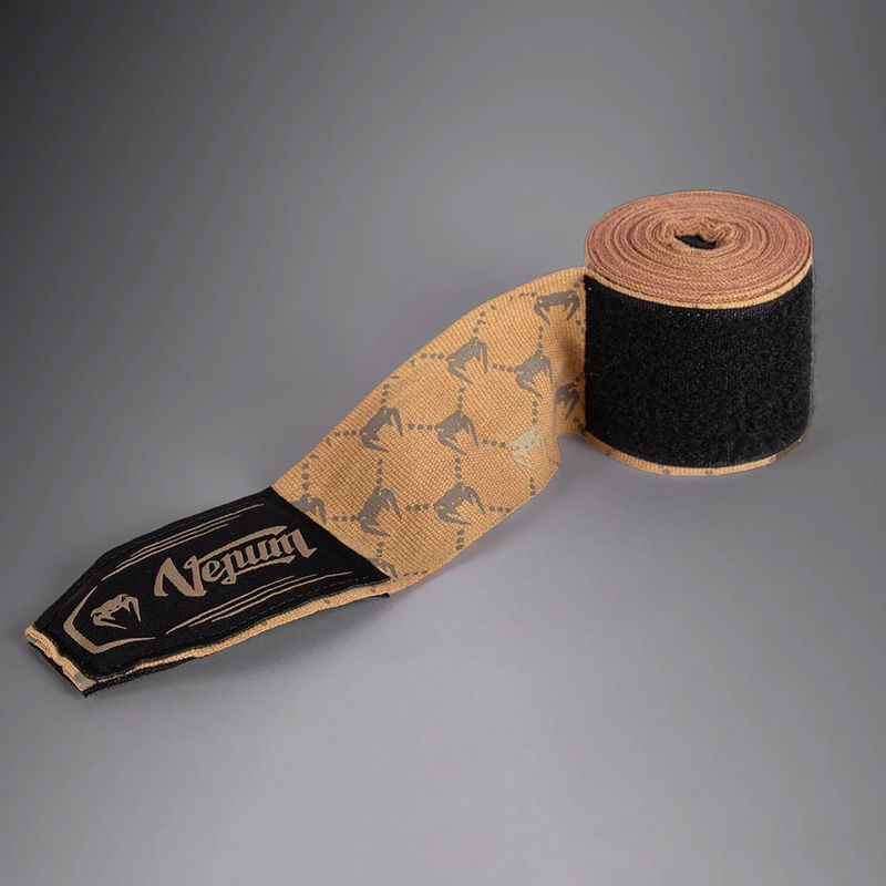 Bende da boxe Venum Monogram Hand Wraps Advanced 250 cm sand 3