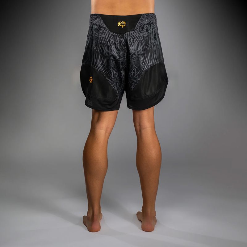 Pantaloncini da allenamento uomo Venum x Chimaev Fightshorts black/grey 3