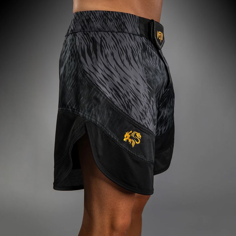 Pantaloncini da allenamento uomo Venum x Chimaev Fightshorts black/grey 5