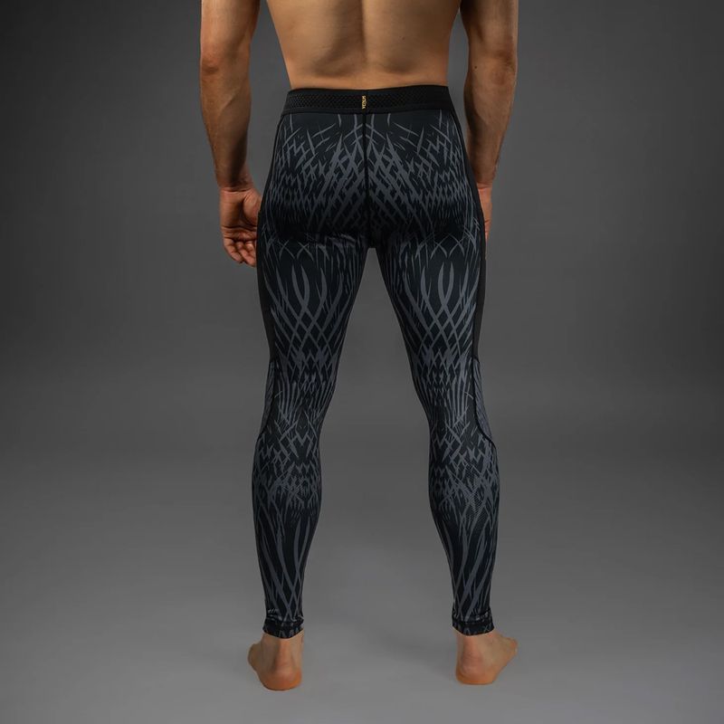 Leggings da allenamento uomo Venum x Chimaev Spats black/grey 3