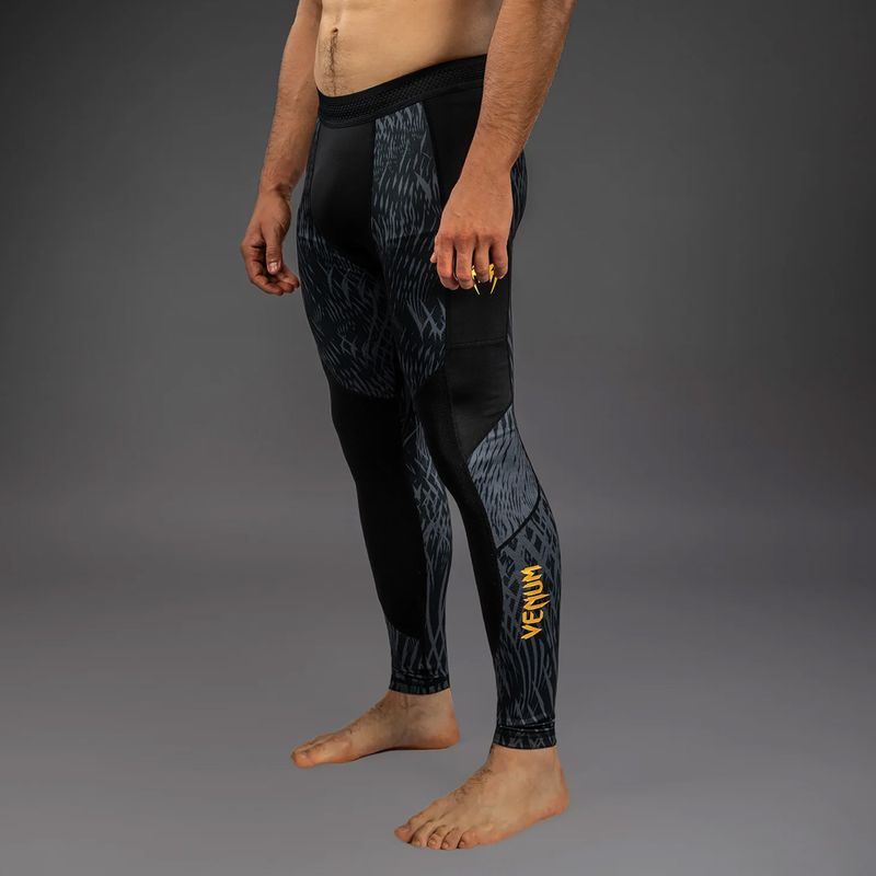 Leggings da allenamento uomo Venum x Chimaev Spats black/grey 4