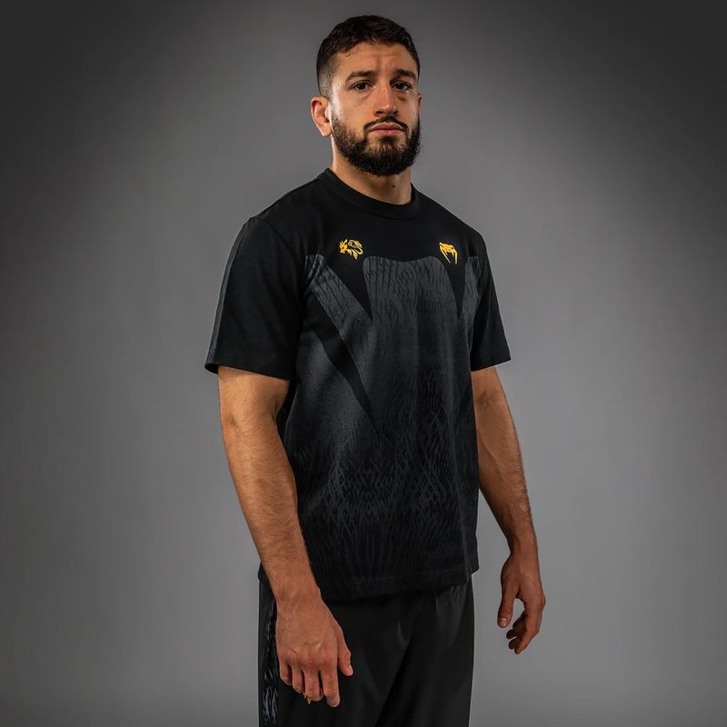 T-shirt uomo Venum x Chimaev black/grey 3