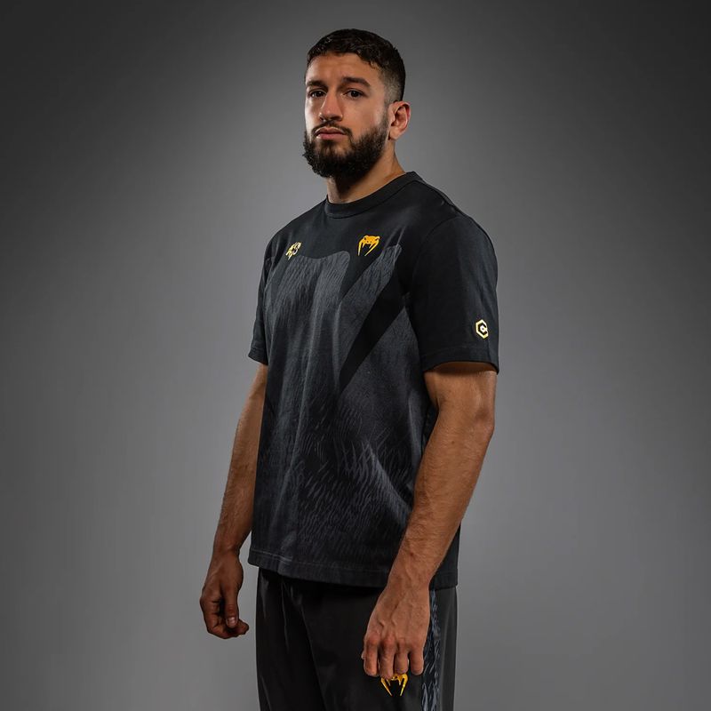 T-shirt uomo Venum x Chimaev black/grey 4