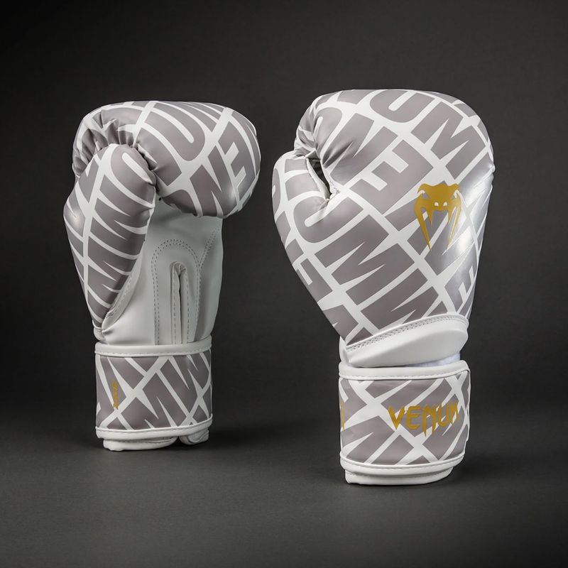 Guantoni da boxe Venum Contender 1.5 XT 3D Boxing white/gold 2